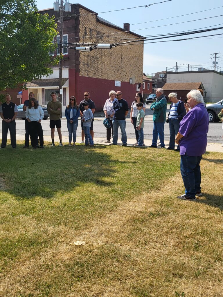Stephen M. Szymusiak Sr. Proclamation /Bench Dedication Nanty Glo Borough